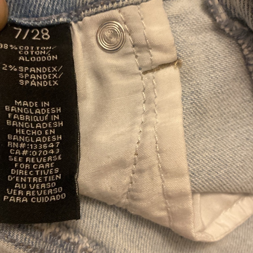 Kendall & Kylie The Icon High Rise Straight Leg Jeans Size 7 - Picture 10 of 12